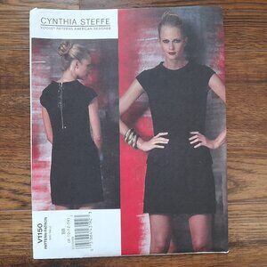 Vogue 1150 Mini Dress Sewing Pattern Size 8-14 Cynthia Steffe UNCUT